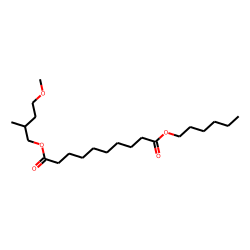 Sebacic acid, hexyl 4-methoxy-2-methylbutyl ester