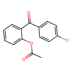 Hydroxyzine (hydroxy-chlorobenzophenone), isomer 1, acetylated