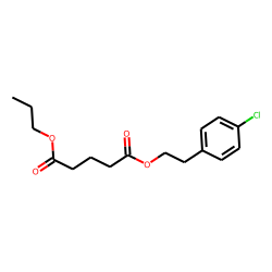 Glutaric acid, 2-(4-chlorophenyl)ethyl propyl ester