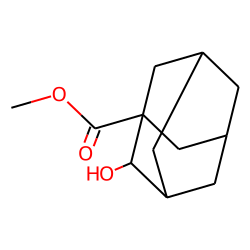 Tricyclo[3.3.1.1(3,7)]decane-2-ol-1-carboxylic acid, methyl ester