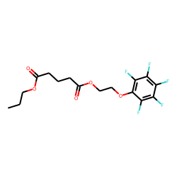 Glutaric acid, 2-(pentafluorophenoxy)ethyl propyl ester