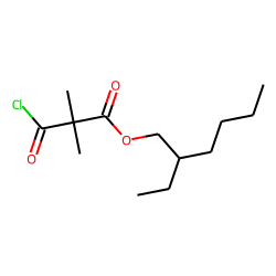 Dimethylmalonic acid, monochloride, 2-ethylhexyl ester