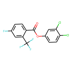 4-Fluoro-2-trifluoromethylbenzoic acid, 3,4-dichlorophenyl ester