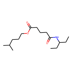 Glutaric acid, monoamide, N-(3-pentyl)-, isohexyl ester