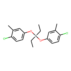 Silane, diethyldi(4-chloro-3-methylphenoxy)-