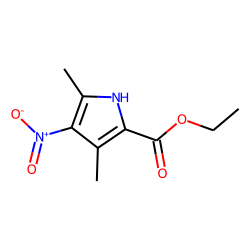 1H-Pyrrole-2-carboxylic acid, 3,5-dimethyl-4-nitro-, ethyl ester
