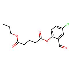 Glutaric acid, 2-formyl-4-chlorophenyl propyl ester