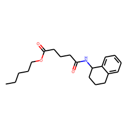 Glutaric acid monoamide, N-(1,2,3,4-tetrahydronaphth-1-yl)-, pentyl ester
