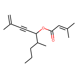3-Methyl-2-butenoic acid, 2,6-dimethylnon-1-en-3-yn-5-yl ester