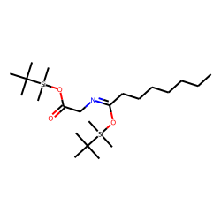 Octanoylglycine TBDMS