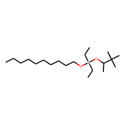 Silane, diethyldecyloxy(3,3-dimethylbut-2-yloxy)-