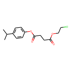Succinic acid, 2-chloroethyl 4-isopropylphenyl ester