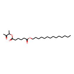 Adipic acid, 3-oxobut-2-yl tetradecyl ester