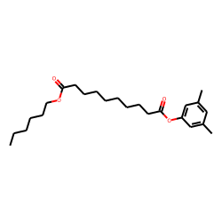Sebacic acid, 3,5-dimethylphenyl hexyl ester