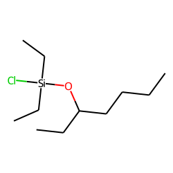 Silane, chlorodiethyl(3-heptyloxy)-