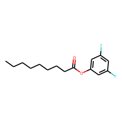 Nonanoic acid, 3,5-difluophenyl ester