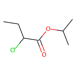 Butanoic acid, 2-chloro, 1-methylethyl ester