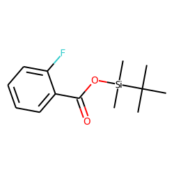2-Fluorobenzoic acid, tert-butyldimethylsilyl ester