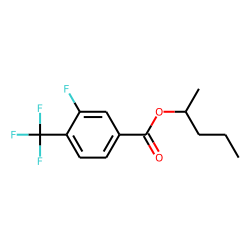 3-Fluoro-4-trifluoromethylbenzoic acid, 2-pentyl ester