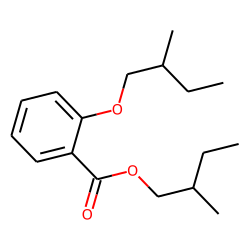 Salicylic acid, 2-methylbutyl ether, 2-methylbutyl ester