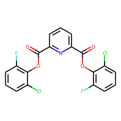 2,6-Pyridinedicarboxylic acid, di(2-chloro-6-fluorophenyl) ester
