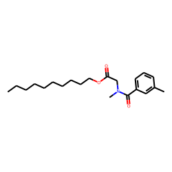 Sarcosine, N-(3-methylbenzoyl)-, decyl ester