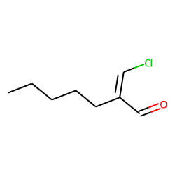 Z-2-(1-Chloro-ethylidene)-heptanal
