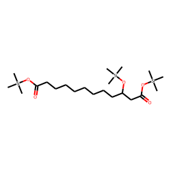 3-Hydroxydodecanedioic acid, tris(O-trimethylsilyl)