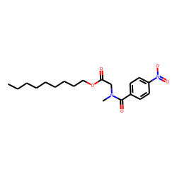 Sarcosine, N-(4-nitrobenzoyl)-, nonyl ester