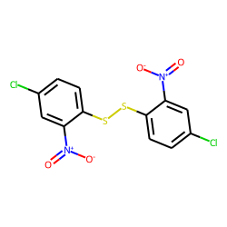 4-Chloro-1-[(4-chloro-2-nitrophenyl)disulfanyl]-2-nitrobenzene