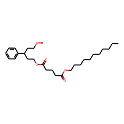 Glutaric acid, 5-methoxy-3-phenylpentyl undecyl ester