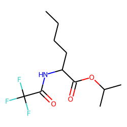 Norleucine, N-trifluoroacetyl, 1-methylethyl ester