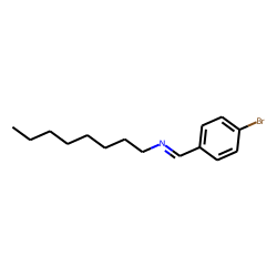 p-bromobenzylidene-octyl-amine