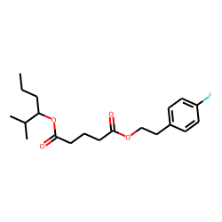 Glutaric acid, 2-(4-fluorophenyl)ethyl 2-methylhex-3-yl ester
