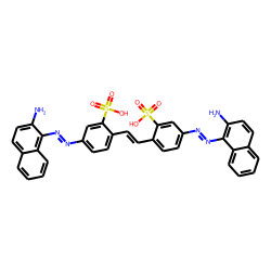 4,4'-Bis(2-amino-1-naphthylazo)-2,2'-stilbene disulfonic acid