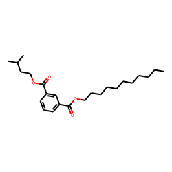 Isophthalic acid, 3-methylbutyl undecyl ester