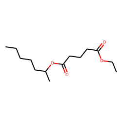 Glutaric acid, ethyl 2-heptyl ester