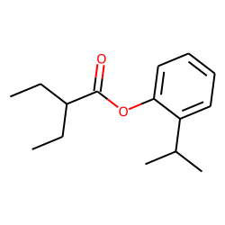 2-Ethylbutyric acid, 2-isopropylphenyl ester