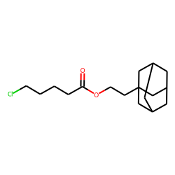 5-Chlorovaleric acid, 2-(1-adamantyl)ethyl ester
