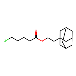 5-chlorovaleric acid, 2-(1-adamantyl)ethyl ester