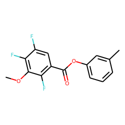 2,4,5-Trifluoro-3-methoxybenzoic acid, 3-methylphenyl ester
