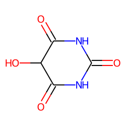 2,4,6(1H,3H,5H)-Pyrimidinetrione, 5-hydroxy-