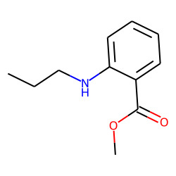 Benzoic acid, 2-(propylamino)-, methyl ester