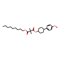 Dimethylmalonic acid, 4-(4-methoxyphenyl)cyclohexyl nonyl ester