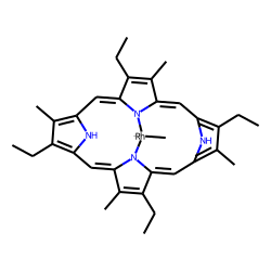 Rhodium-1,3,5,7-tetramethyl-2,4,6,8-tetraethylporphyrine complex, methyl