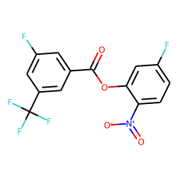 3-Fluoro-5-trifluoromethylbenzoic acid, 2-nitro-5-fluorophenyl ester
