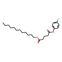 Glutaric acid, monoamide, N-(4-chlorophenyl)-, dodecyl ester