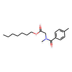 Sarcosine, N-(4-methylbenzoyl)-, heptyl ester