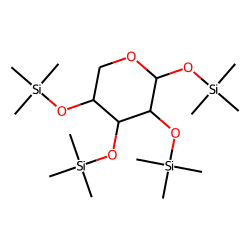 «beta»-D(-)-Lyxose, pyranose, TMS