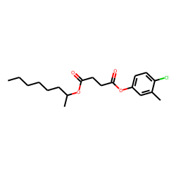Succinic acid, 4-chloro-3-methylphenyl 2-octyl ester
